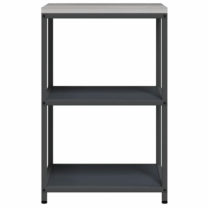 Køkkenhyldeenhed HATTEM Antracit 60 x 50 x 92 cm Stål