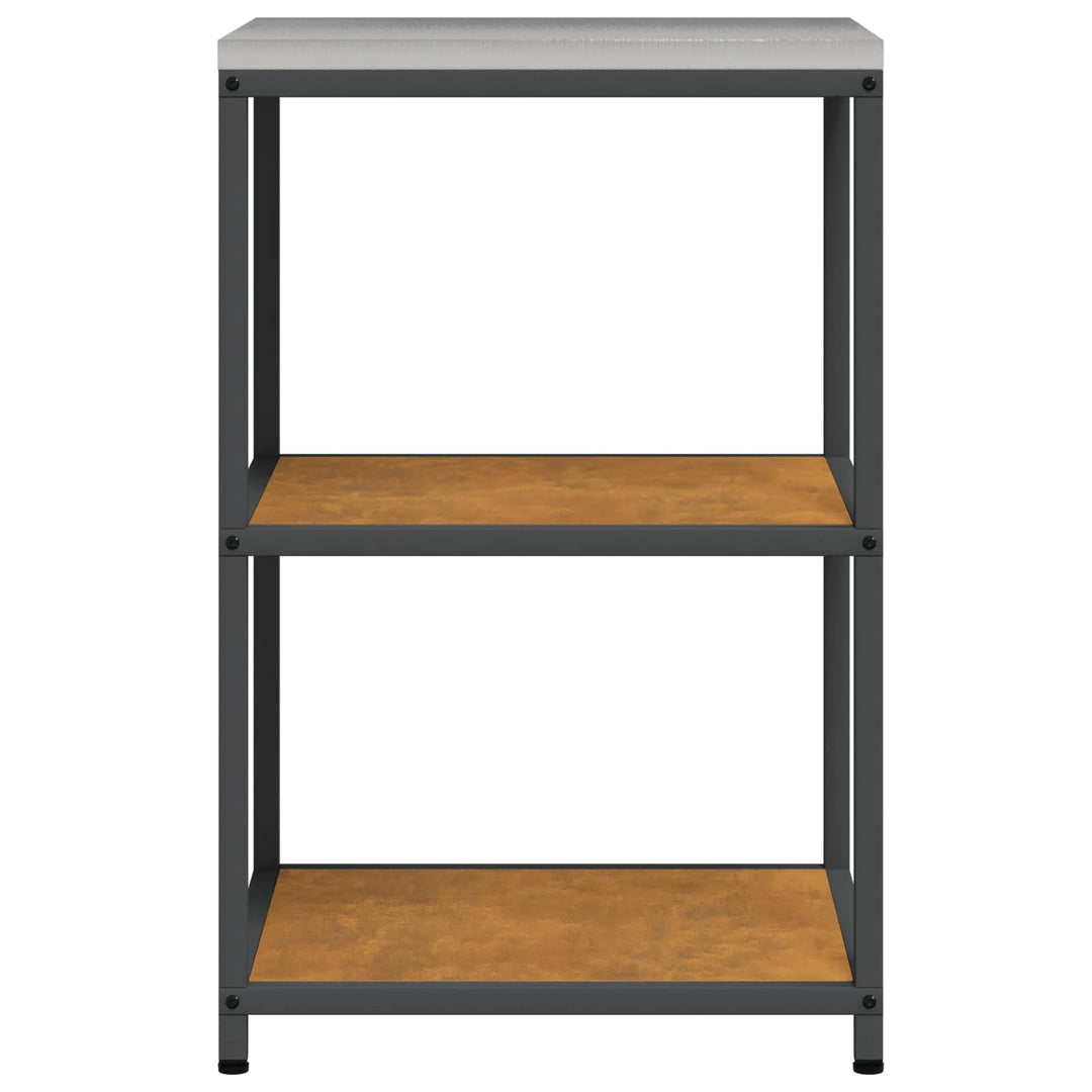 Køkkenhyldeenhed HATTEM Rusten 60 x 50 x 92 cm Stål