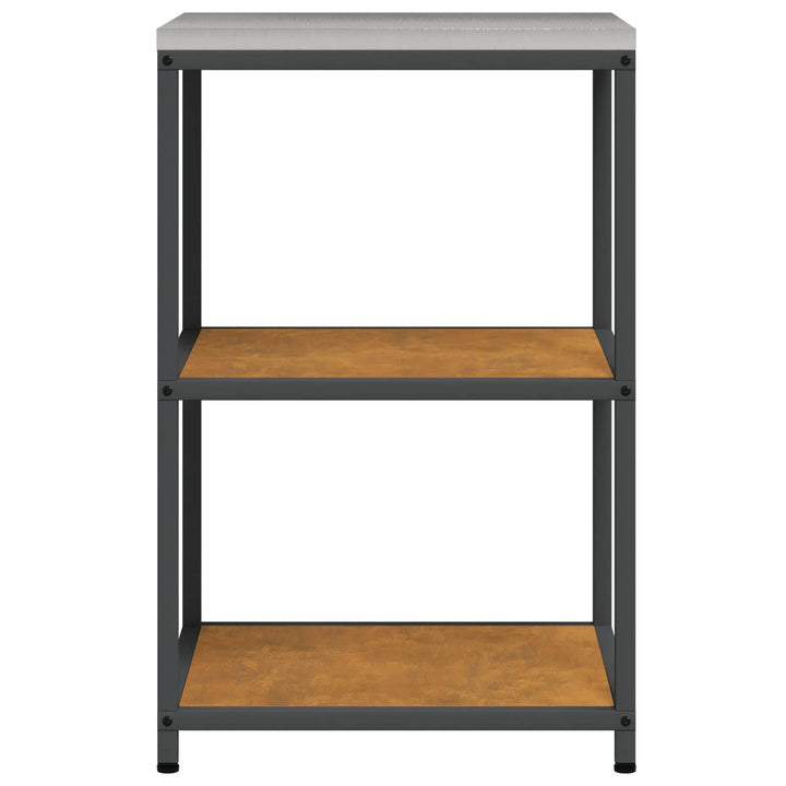 Køkkenhyldeenhed HATTEM Rusten 60 x 50 x 92 cm Stål