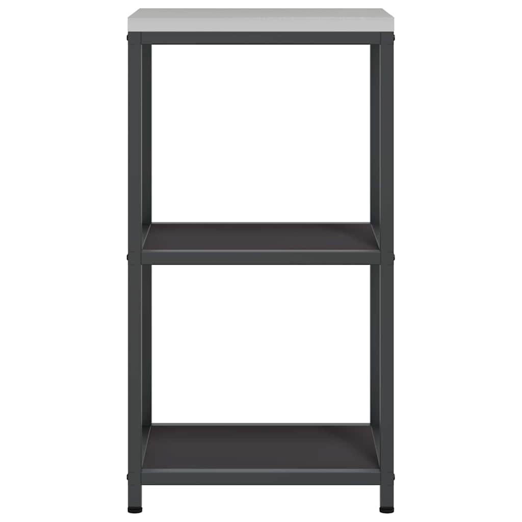 Køkkenopbevaring HATTEM Sort 40 x 50 x 92 cm Stål