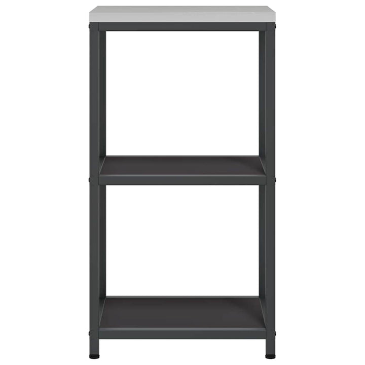 Køkkenopbevaring HATTEM Sort 40 x 50 x 92 cm Stål