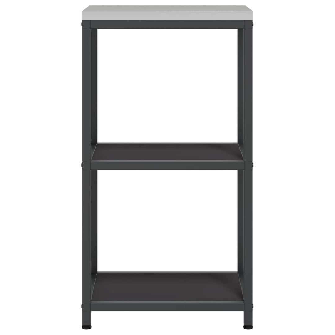 Køkkenopbevaring HATTEM Sort 40 x 50 x 92 cm Stål