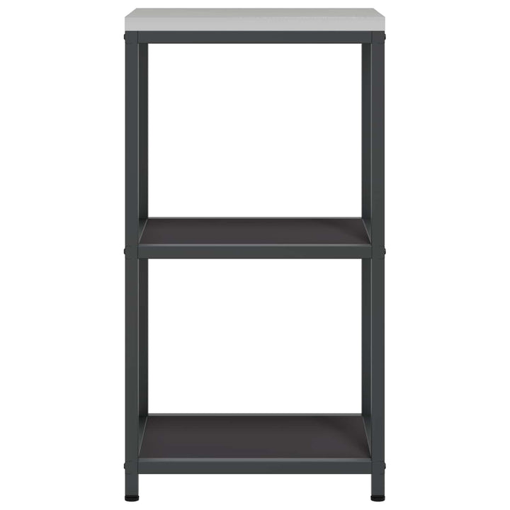 Køkkenopbevaring HATTEM Sort 40 x 50 x 92 cm Stål
