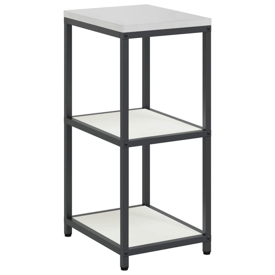 Køkkenopbevaring med hylde Hvid 40 x 50 x 92 cm Stål