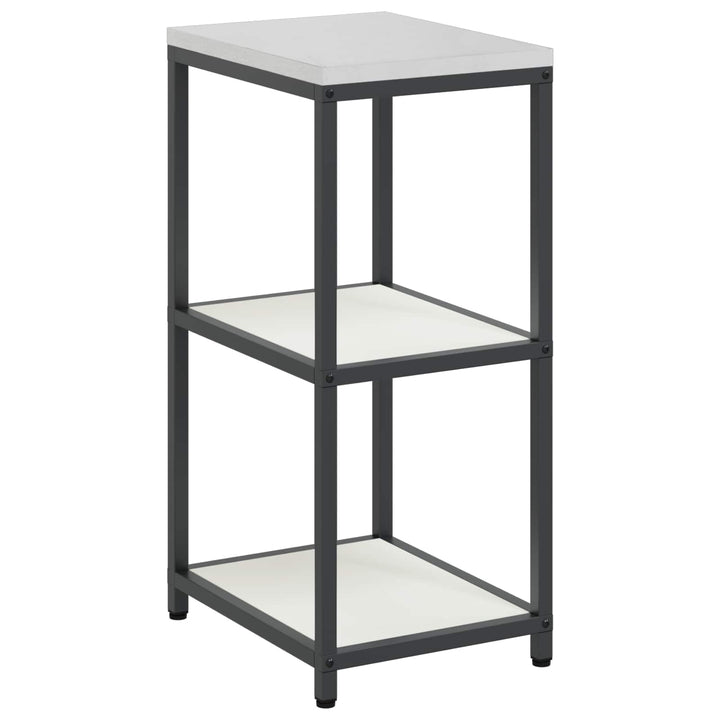 Køkkenopbevaring med hylde Hvid 40 x 50 x 92 cm Stål