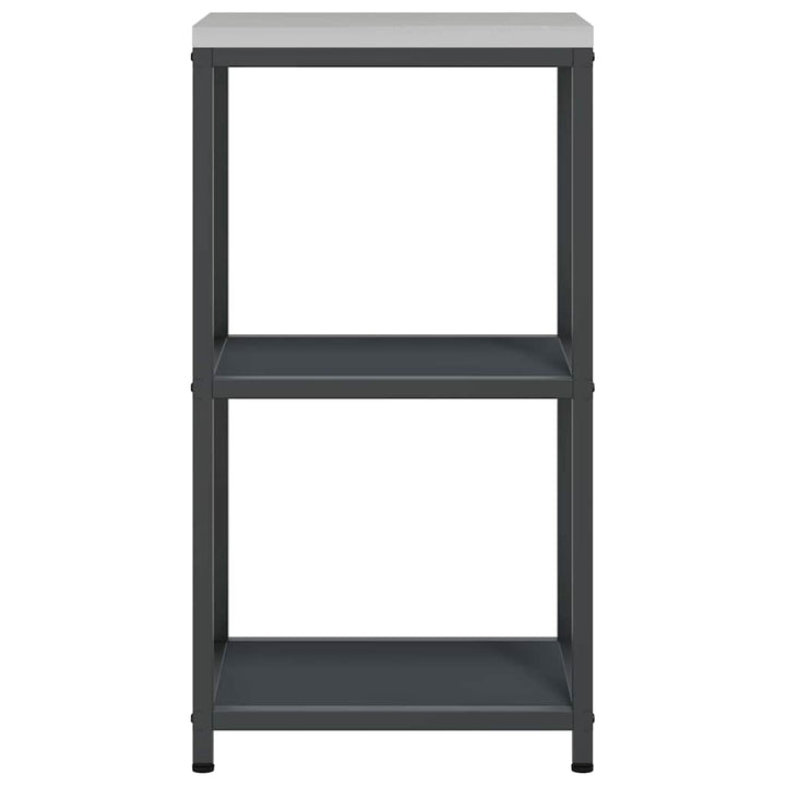 Køkkenopbevaring HATTEM Antracit 40 x 50 x 92 cm Stål
