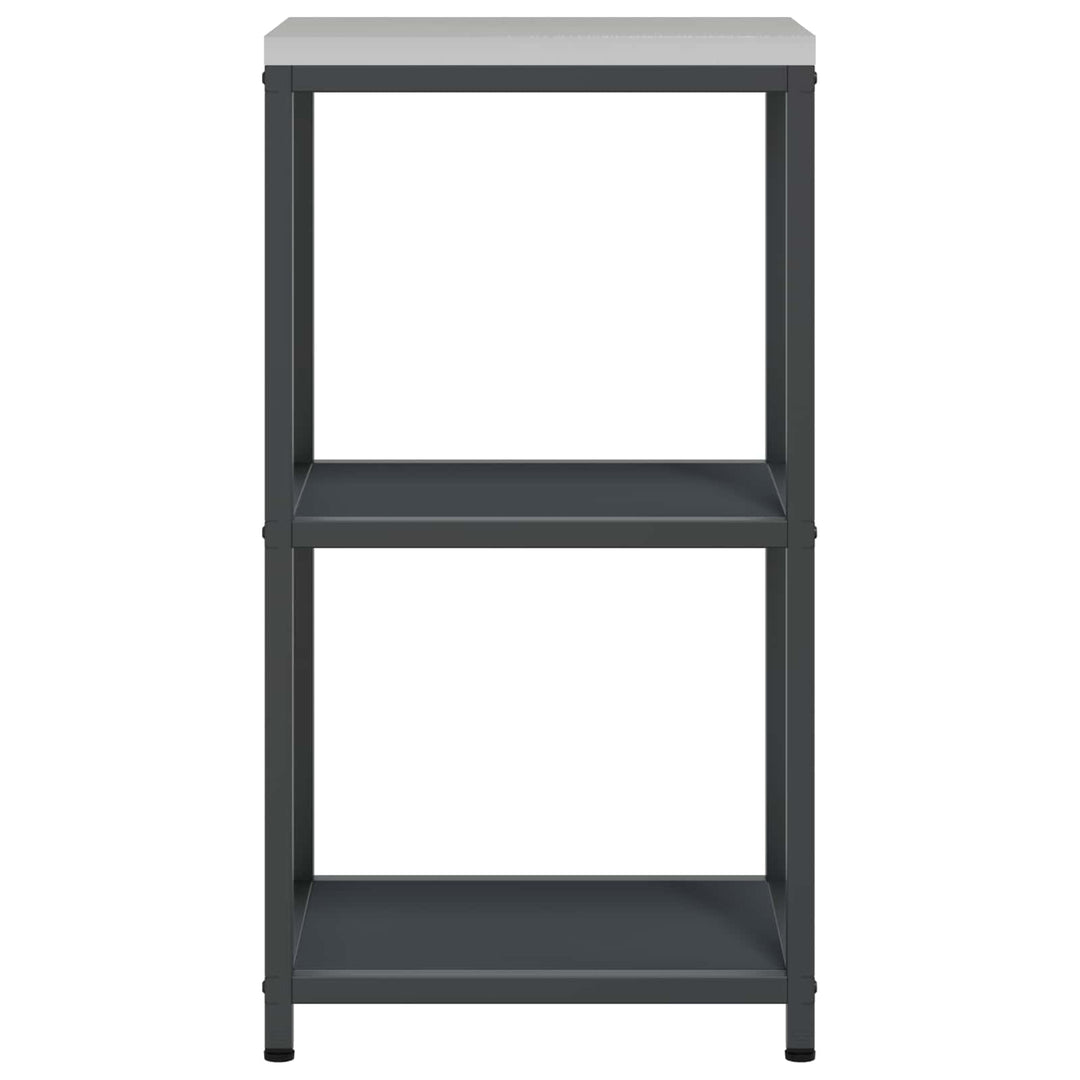 Køkkenopbevaring HATTEM Antracit 40 x 50 x 92 cm Stål