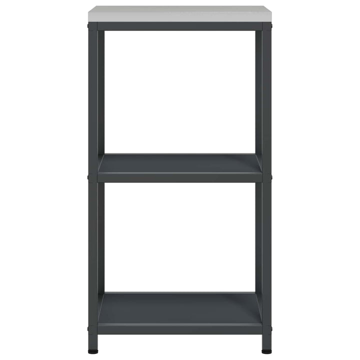 Køkkenopbevaring HATTEM Antracit 40 x 50 x 92 cm Stål