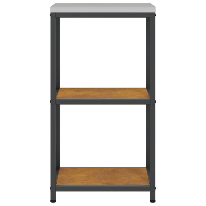 Køkkenopbevaring HATTEM Rusten 40 x 50 x 92 cm Stål
