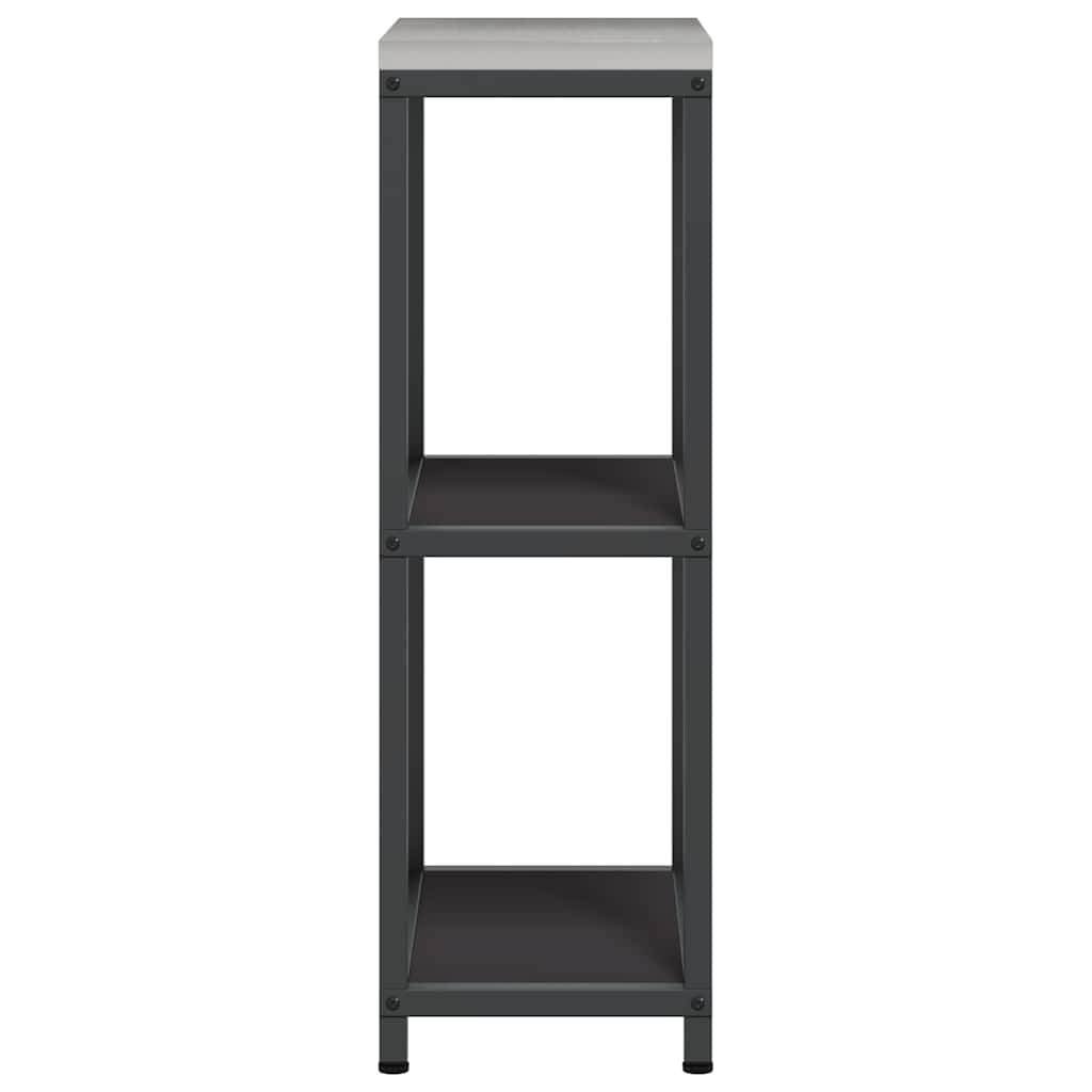 Køkkenopbevaring HATTEM Sort 30 x 50 x 92 cm Stål