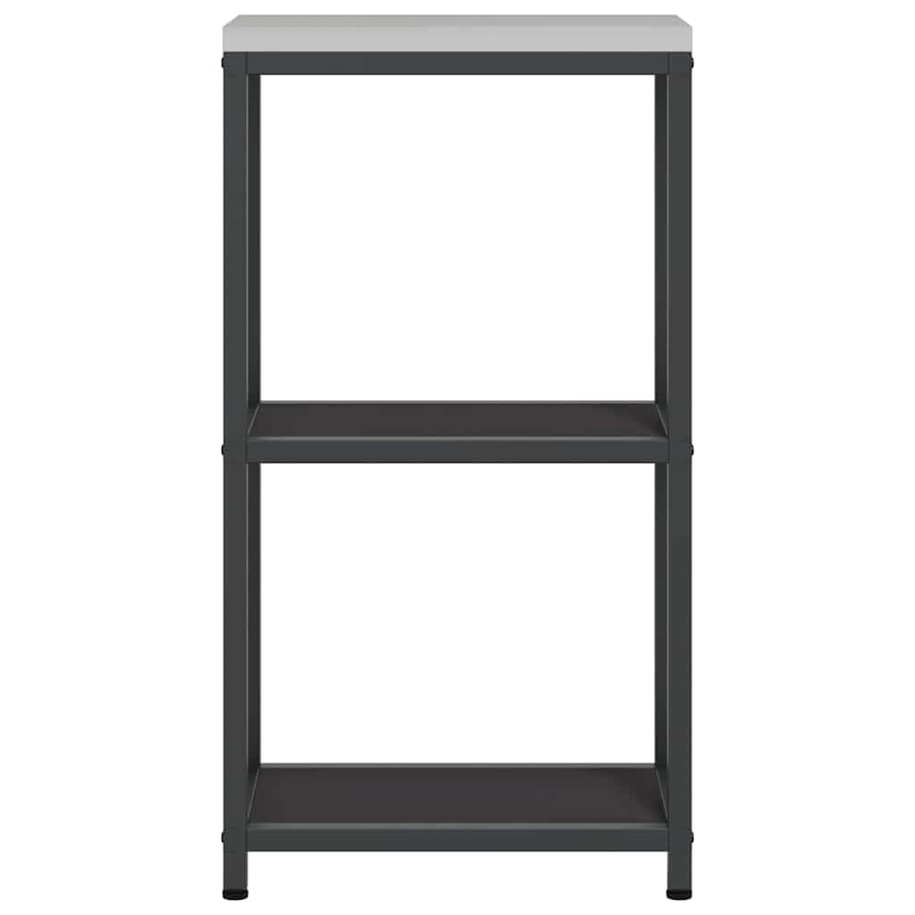 Køkkenopbevaring HATTEM Sort 30 x 50 x 92 cm Stål