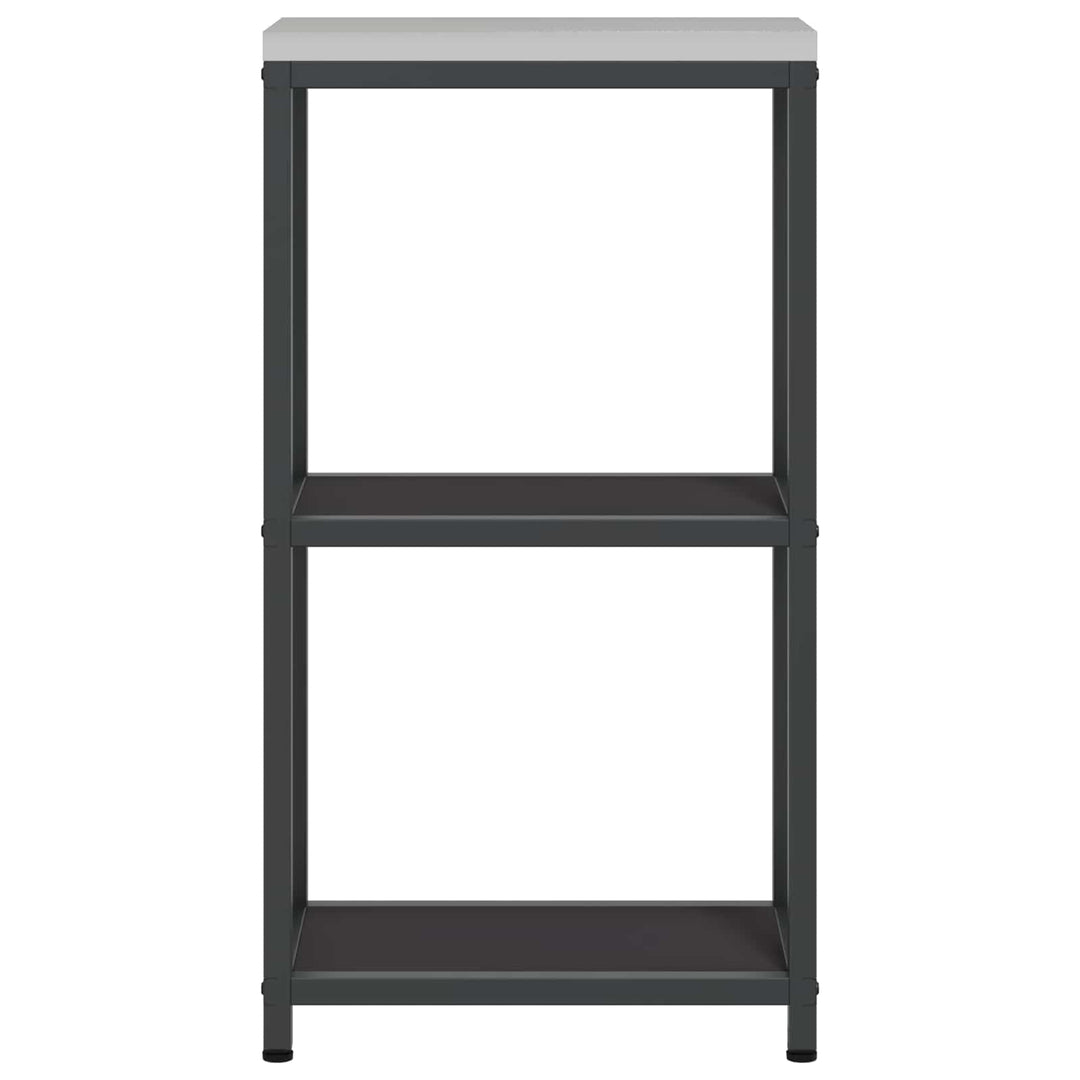 Køkkenopbevaring HATTEM Sort 30 x 50 x 92 cm Stål
