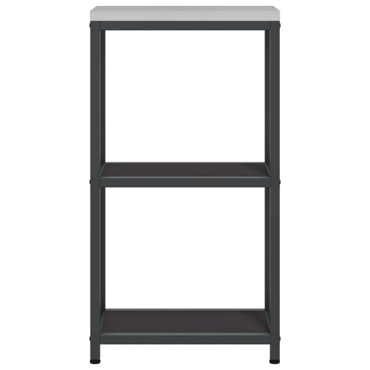 Køkkenopbevaring HATTEM Sort 30 x 50 x 92 cm Stål