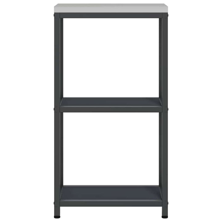 Køkkenopbevaring HATTEM Antracit 30 x 50 x 92 cm Stål