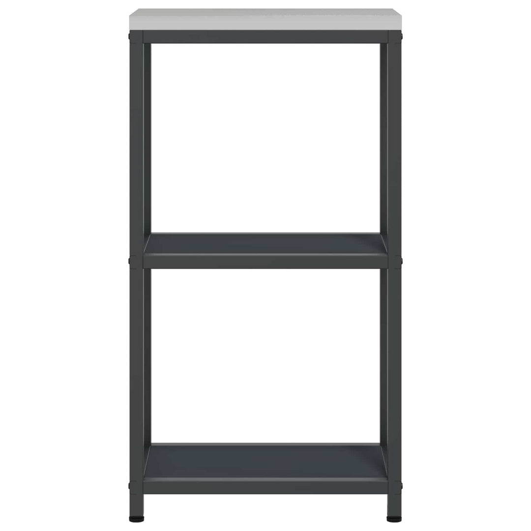 Køkkenopbevaring HATTEM Antracit 30 x 50 x 92 cm Stål