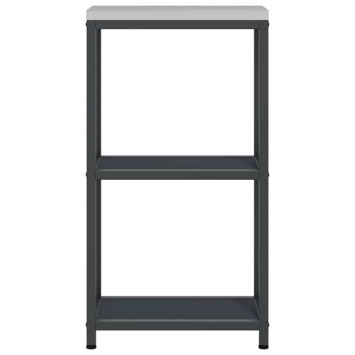 Køkkenopbevaring HATTEM Antracit 30 x 50 x 92 cm Stål