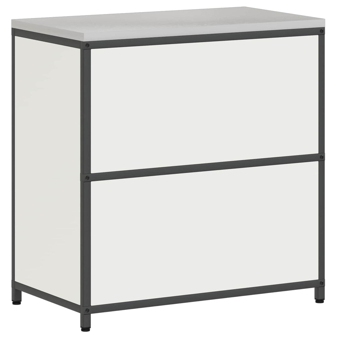 Køkken opbevaringsskab HATTEM Hvid 90 x 50 x 92 cm Stål