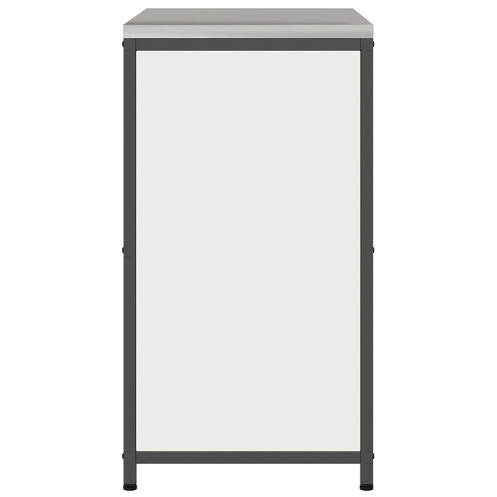 Køkken opbevaringsskab HATTEM Hvid 90 x 50 x 92 cm Stål