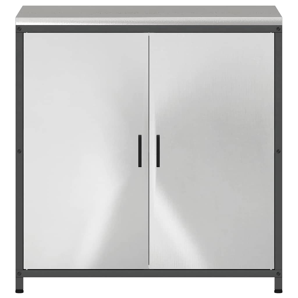 Køkkenopbevaring HATTEM Sølv 90 x 50 x 92 cm Stål
