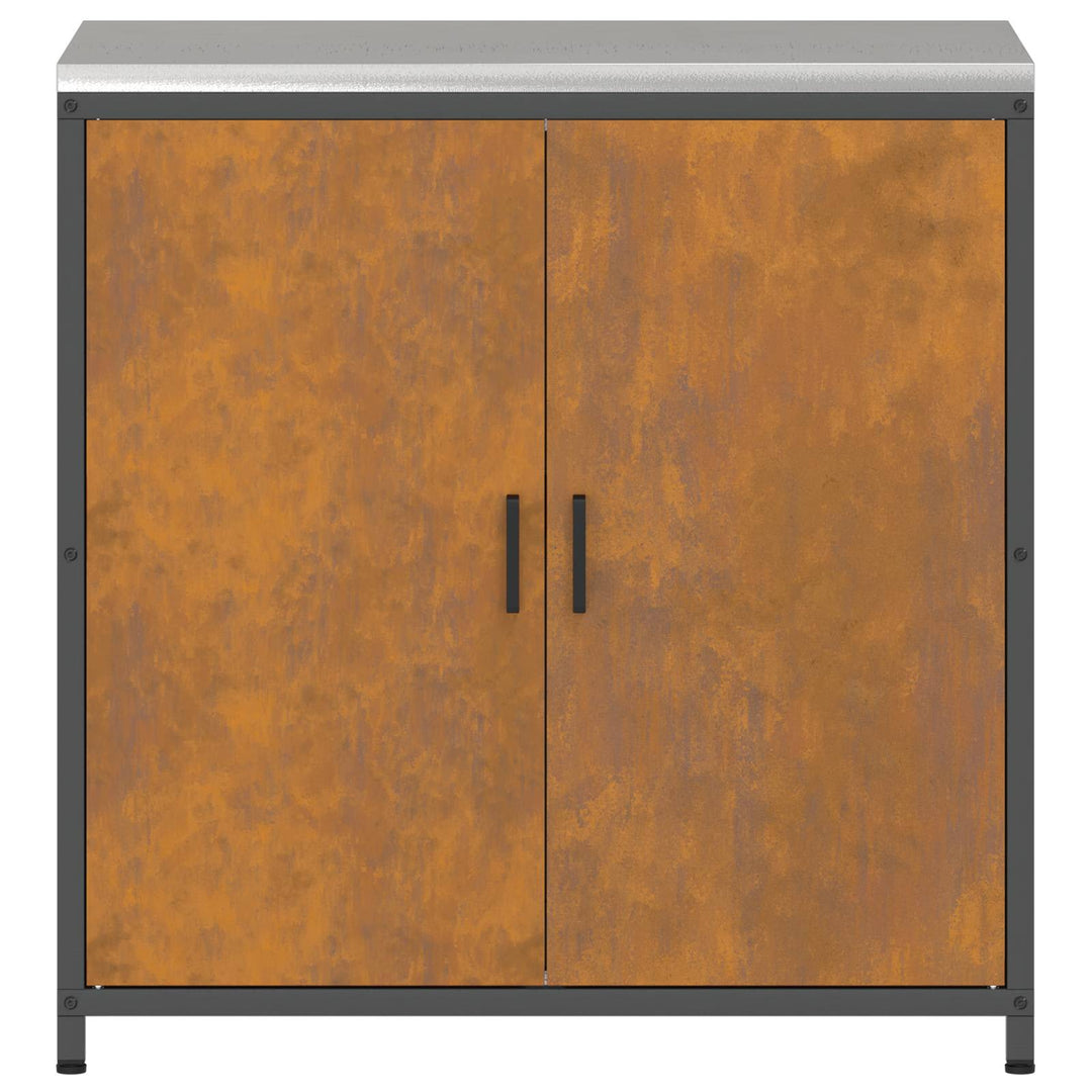 Køkken opbevaringsskab HATTEM Rusten 90 x 50 x 92 cm Stål