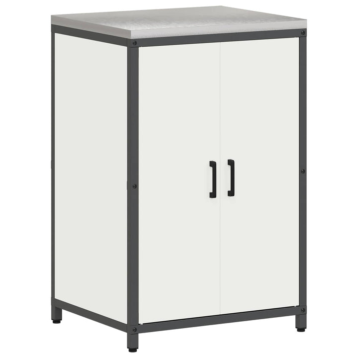 Køkken opbevaringsskab HATTEM Hvid 60 x 50 x 92 cm Stål