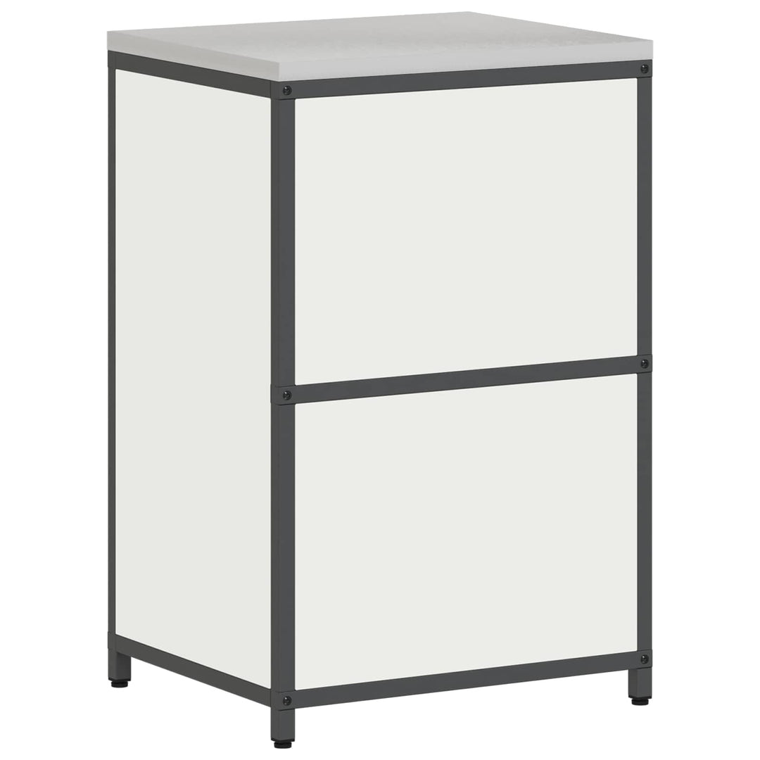 Køkken opbevaringsskab HATTEM Hvid 60 x 50 x 92 cm Stål