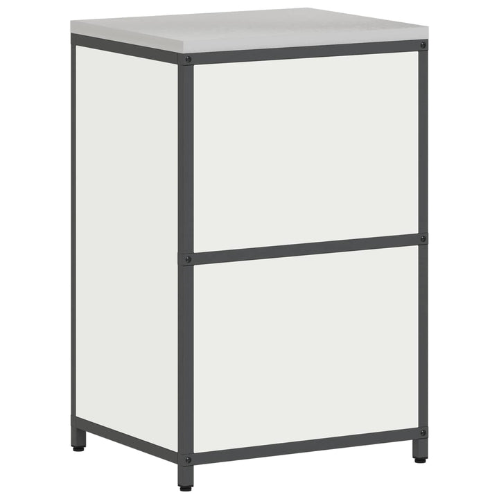Køkken opbevaringsskab HATTEM Hvid 60 x 50 x 92 cm Stål