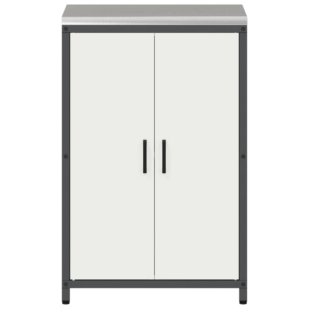 Køkken opbevaringsskab HATTEM Hvid 60 x 50 x 92 cm Stål