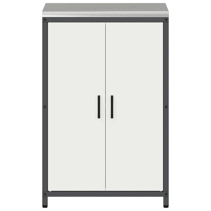 Køkken opbevaringsskab HATTEM Hvid 60 x 50 x 92 cm Stål