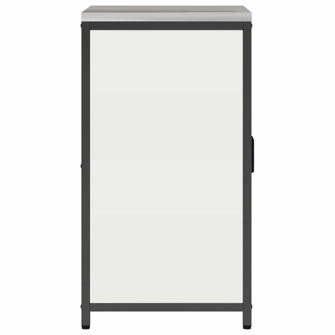 Køkken opbevaringsskab HATTEM Hvid 60 x 50 x 92 cm Stål