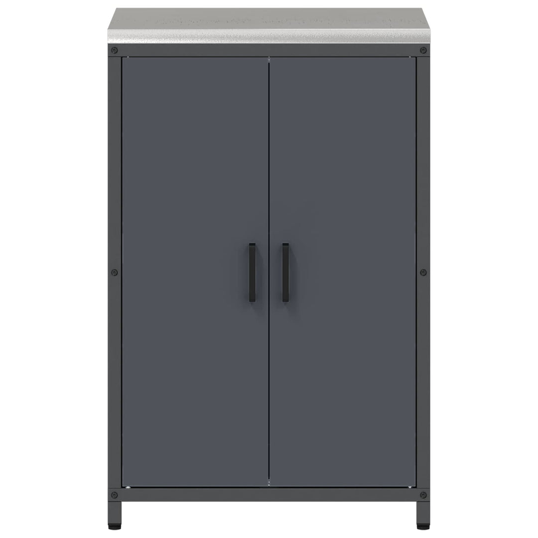 Køkken opbevaringsskab HATTEM Antracit 60 x 50 x 92 cm Stål