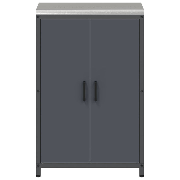 Køkken opbevaringsskab HATTEM Antracit 60 x 50 x 92 cm Stål