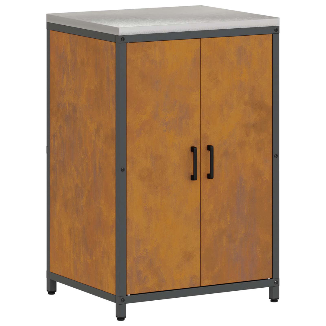 Køkken opbevaringsskab HATTEM Rusten 60 x 50 x 92 cm Stål