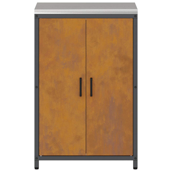 Køkken opbevaringsskab HATTEM Rusten 60 x 50 x 92 cm Stål