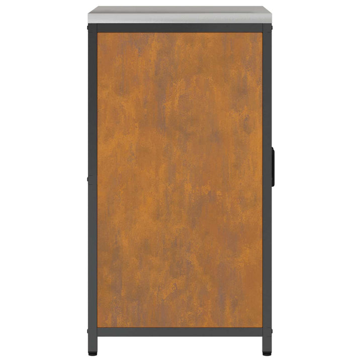 Køkken opbevaringsskab HATTEM Rusten 60 x 50 x 92 cm Stål