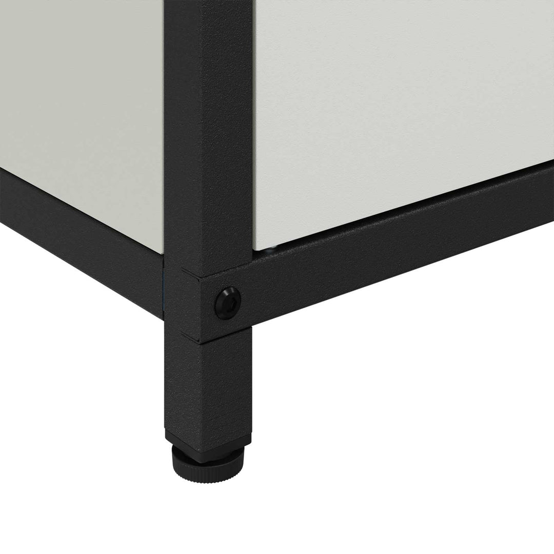 Køkken opbevaringsskab HATTEM Hvid 90 x 50 x 53 cm Stål