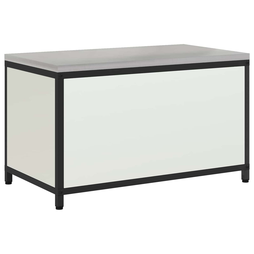 Køkken opbevaringsskab HATTEM Hvid 90 x 50 x 53 cm Stål