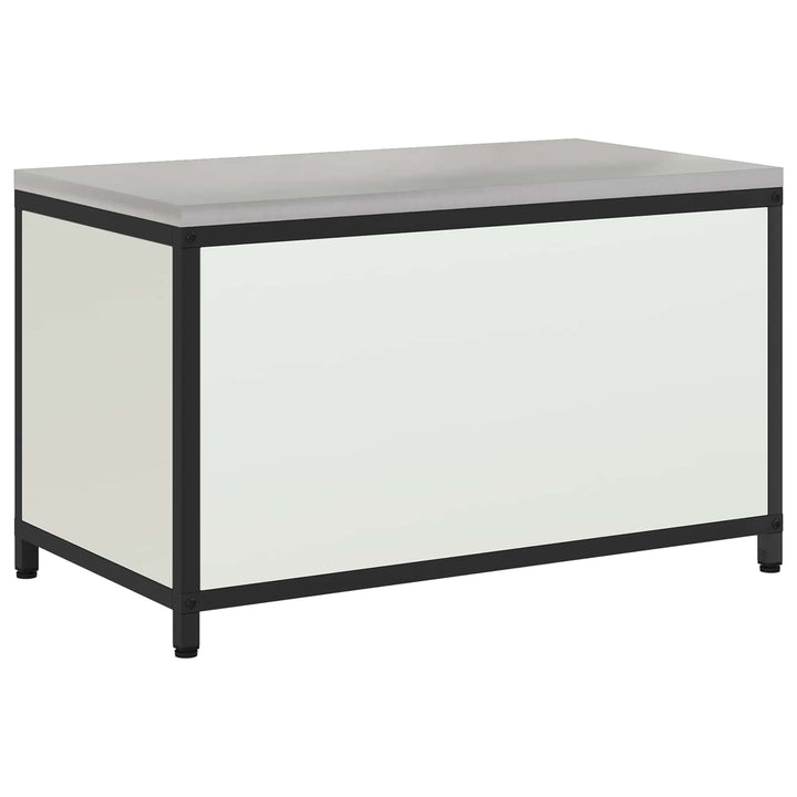 Køkken opbevaringsskab HATTEM Hvid 90 x 50 x 53 cm Stål
