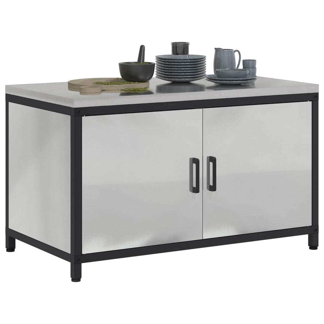 Køkkenopbevaring HATTEM Sølv 90 x 50 x 53 cm Stål