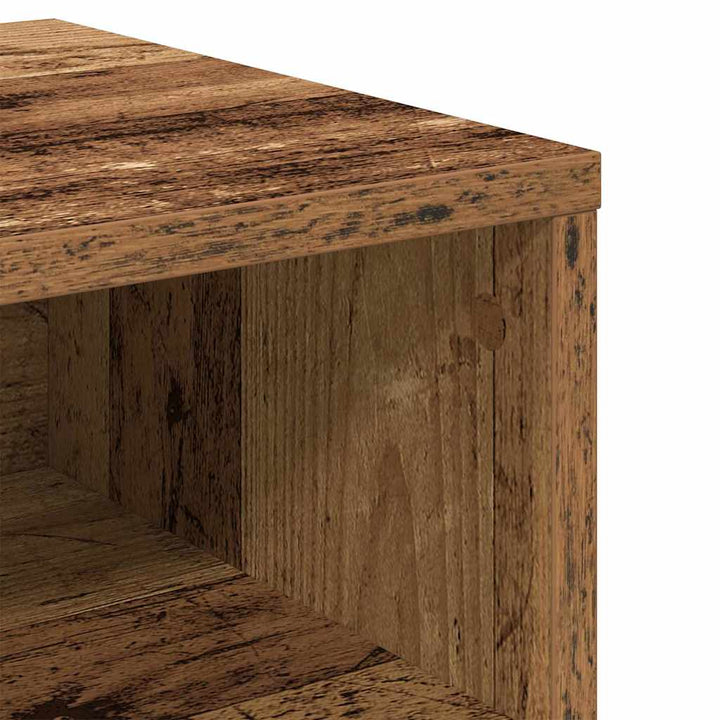 Natskab 2 pcs Gammelt træ 40 x 40 x 30 cm Konstrueret træ