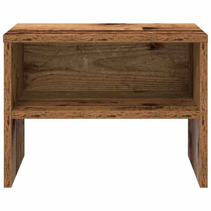 Natskab 2 pcs Gammelt træ 40 x 40 x 30 cm Konstrueret træ
