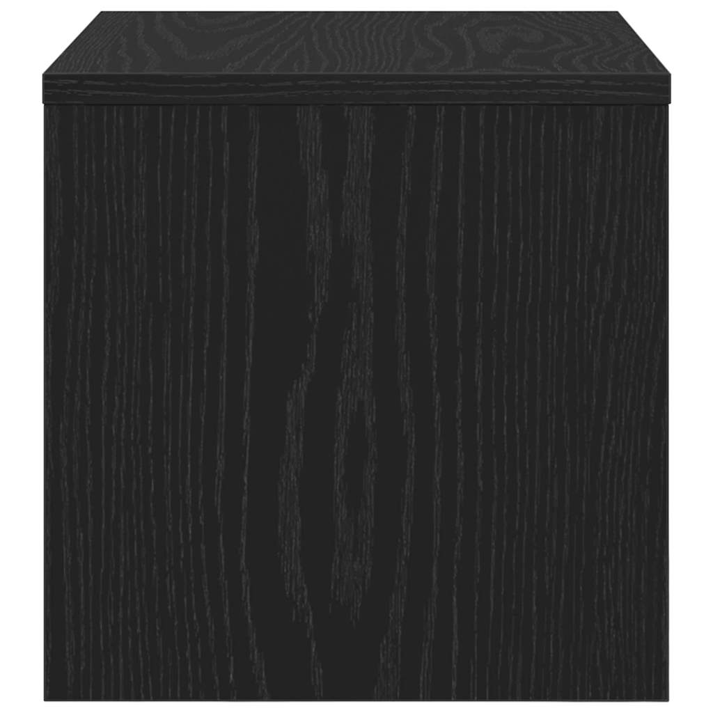 Natskab 2 stk. Sort eg 40 x 40 x 30 cm Konstrueret træ