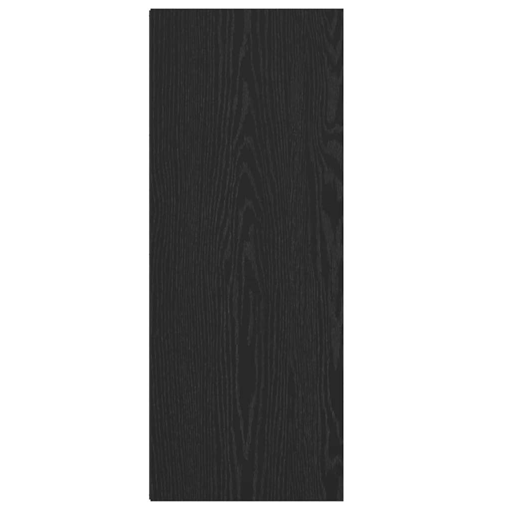 Bogreol Sort eg 40 x 30 x 77 cm Konstrueret træ