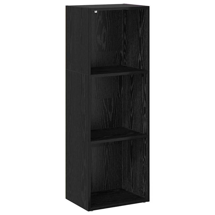 Bogreol Sort eg 40 x 30 x 114 cm Konstrueret træ