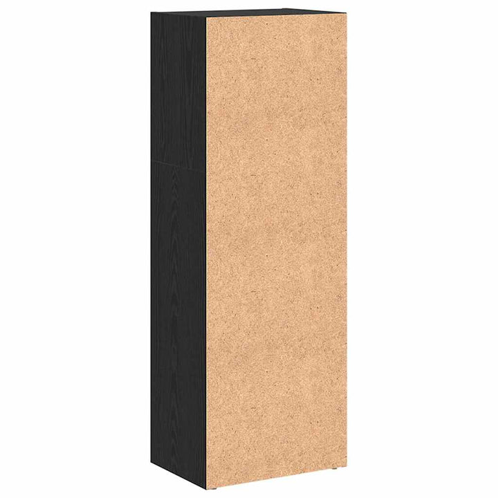 Bogreol Sort eg 40 x 30 x 114 cm Konstrueret træ
