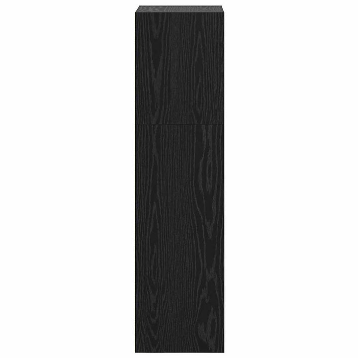 Bogreol Sort eg 40 x 30 x 114 cm Konstrueret træ