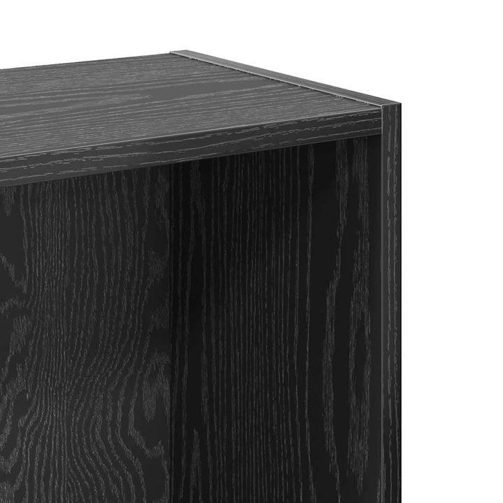 Bogreol Sort eg 80 x 24 x 76 cm Konstrueret træ