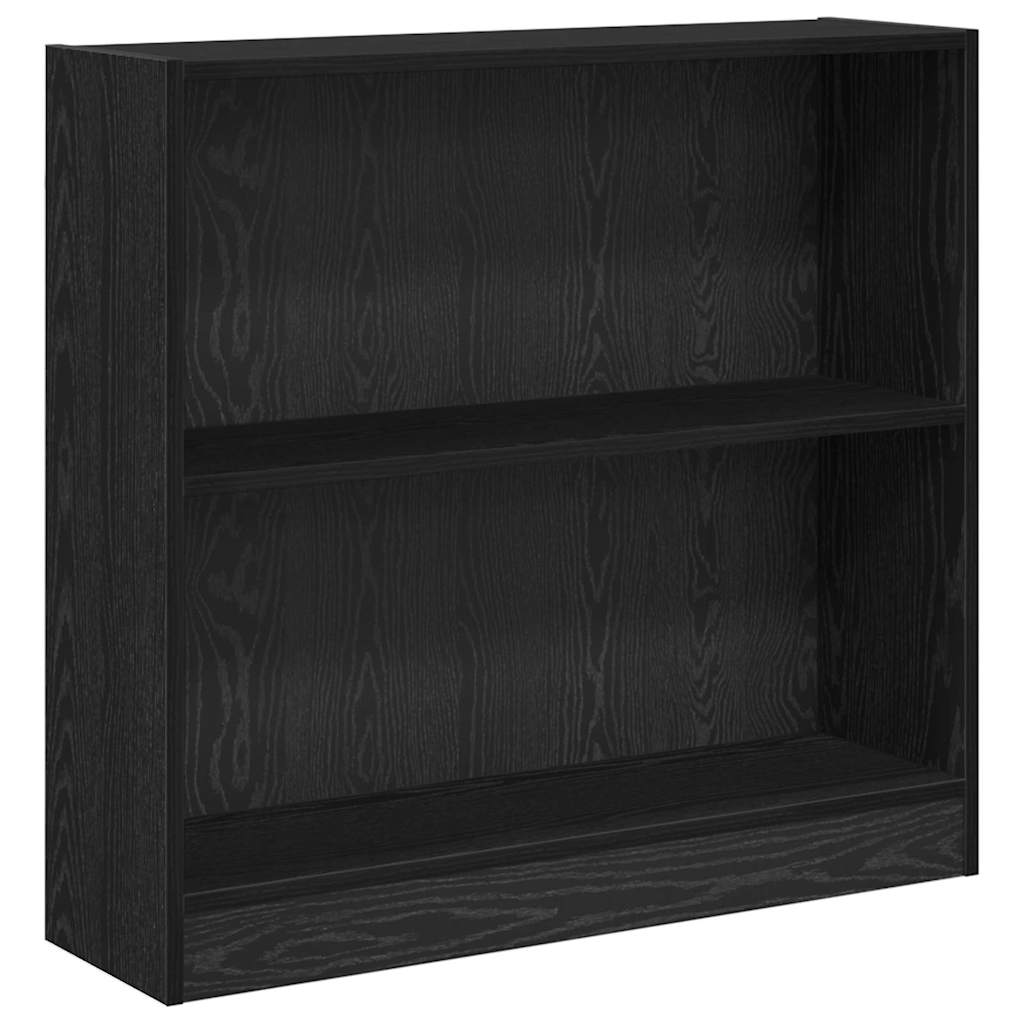 Bogreol Sort eg 80 x 24 x 76 cm Konstrueret træ