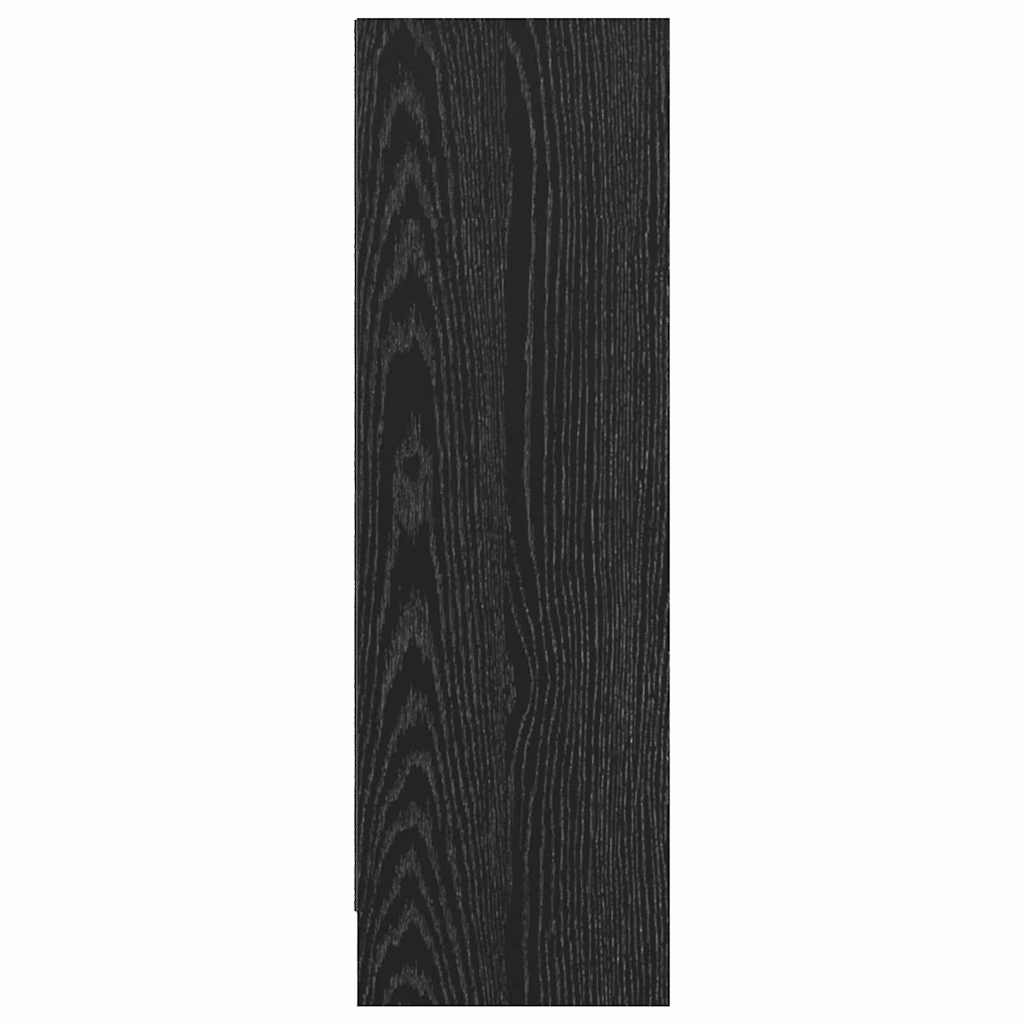 Bogreol Sort eg 80 x 24 x 76 cm Konstrueret træ