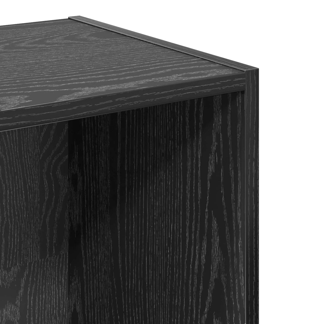 Bogreol Sort eg 40 x 30 x 152 cm Konstrueret træ